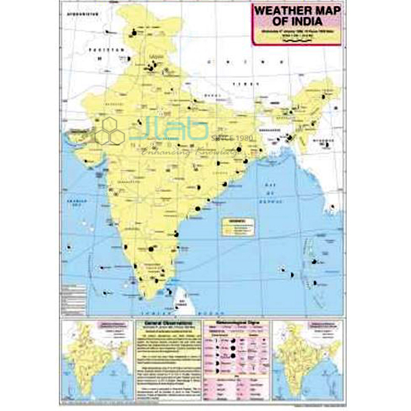 印度的天气地图