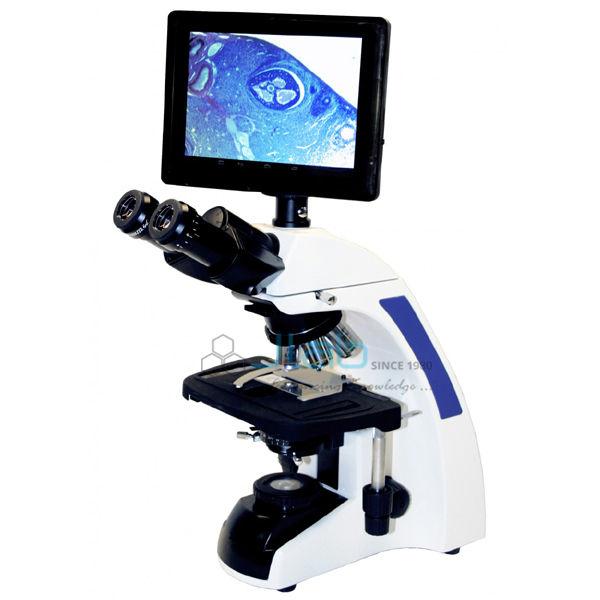 带LCD触控板的先进无限远校正数字三眼显微镜