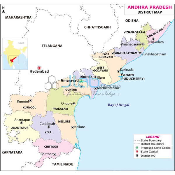 Andhra邦政治图