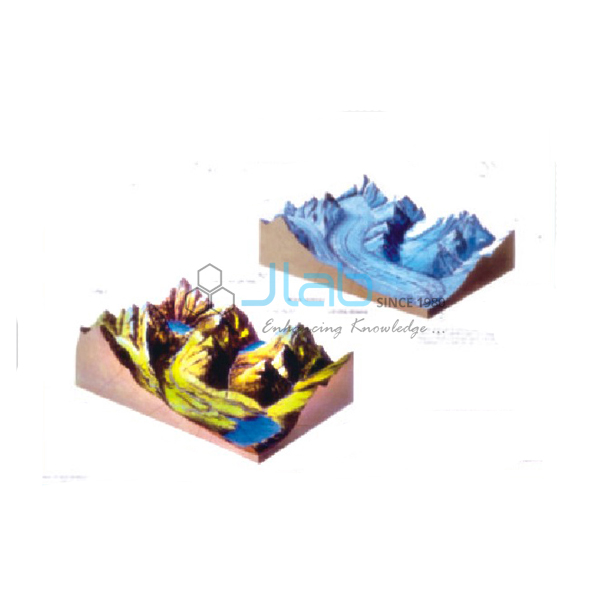 冰川景观三维模型