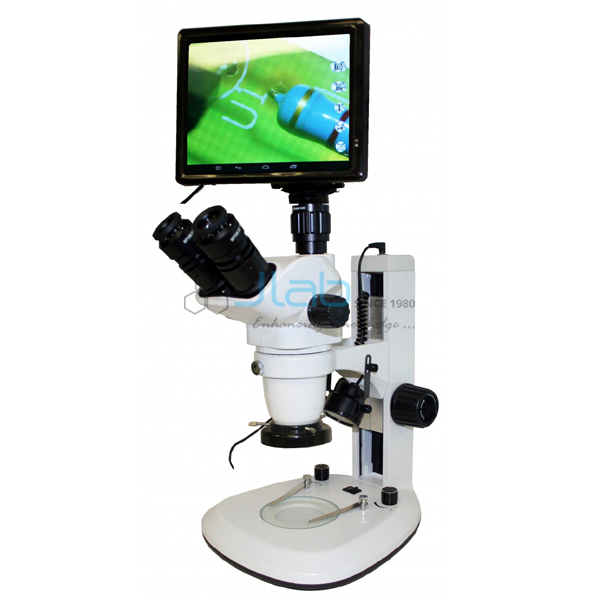 液晶触控板数字宽视场立体变焦三倍显微镜
