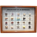 收集20种矿物(B)不同于(A)或(C)的矿物