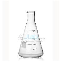 宽颈圆锥烧瓶，Erlenmeyer，硼硅酸盐玻璃