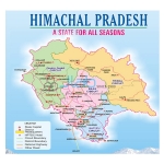 喜马偕尔邦地图